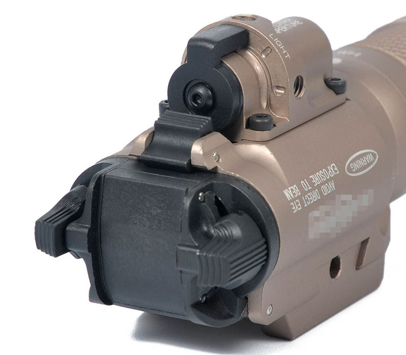 Surefire X400V Flashlight White and IR Output With Red Laser Tan